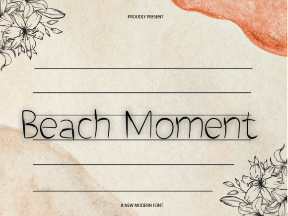Beach Moment: A Friendly Typeface for Modern Web Design