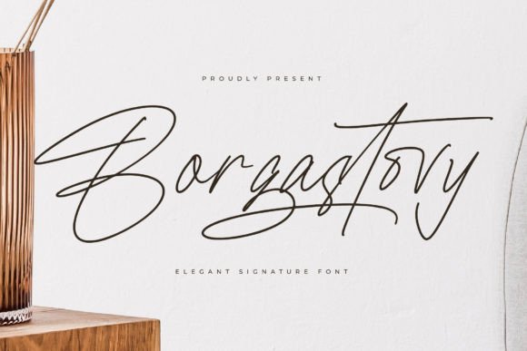 Borgastovy: The Script Font That Elevates Your Brand