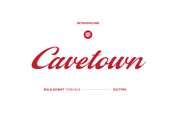 Cavetown: A Bold Script Font for Editorial Design