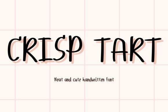 Crisp Tart Font Review: A Neat Handwritten Typeface for Branding