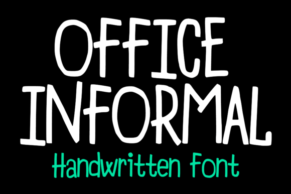 Elevate Your Brand with the Office Informal Typeface
