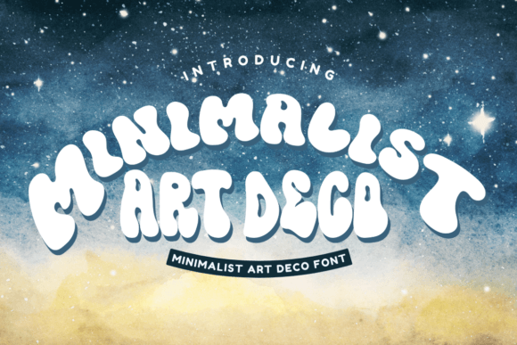 Elevate Your Shop with the Minimalist Art Deco Typeface
