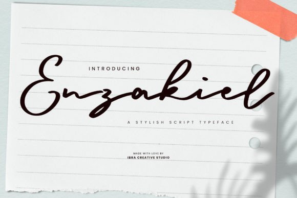 Enzakiel: The Script Font That Elevates Your Brand