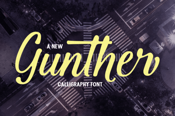 Gunther Font Review: Elevating Campaign Visuals with Modern Calligraphy