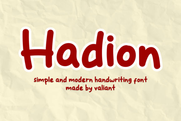 Hadion: The Handwritten Font for Scroll-Stopping Marketing