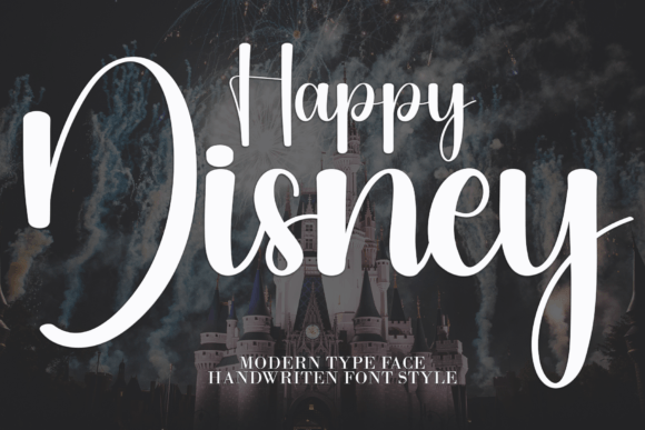 Happy Disney: A Stylish Handwritten Font for Web Design