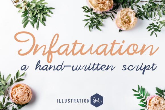 Infatuation: A Handwritten Typeface for Editorial Elegance
