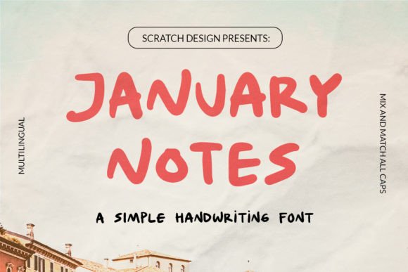 January Notes: The Perfect Handwritten Font for Crafters