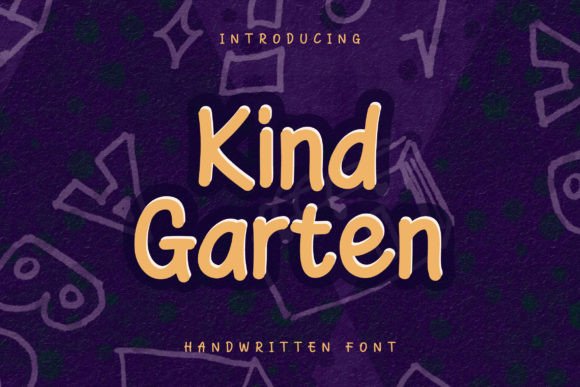 Kind Garten: A Playful Handwritten Font for Editorial Design