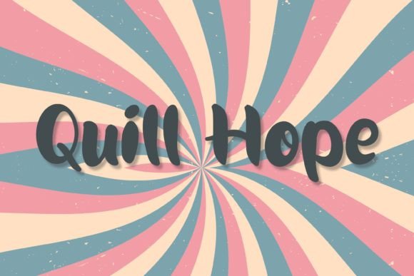 Quill Hope: A Handwriting Typeface for Authentic Branding