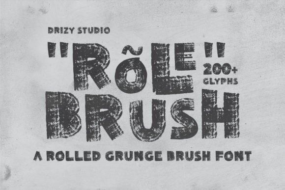 Rolebrush Font Review: A Grunge Typeface for Bold Campaigns