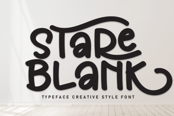 Stare Blank: A Playful Handwritten Font for Editorial Design