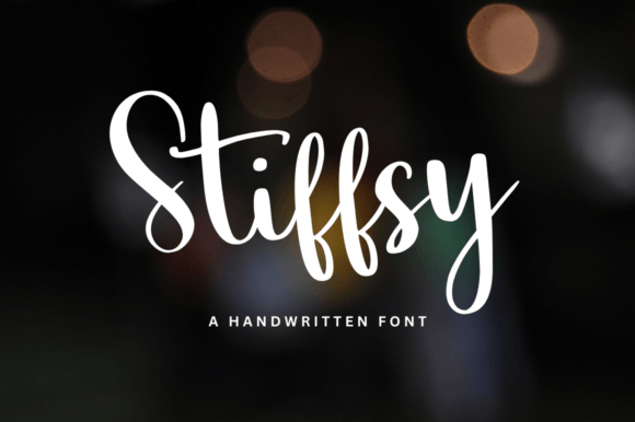 Stiffsy: A Handwritten Typeface for Editorial Warmth