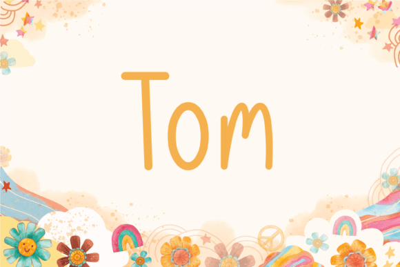Tom: A Friendly Handwritten Font for Editorial Design